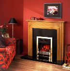 Electric fireplace design