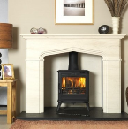 Compact fireplace design