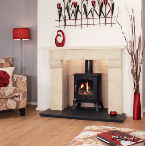 Small fireplace